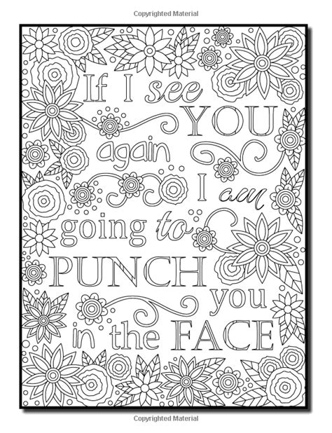 Coloring pages for adults ly line flowers precious moments. Funny Coloring Pages For Adults Quotes - kidsworksheetfun