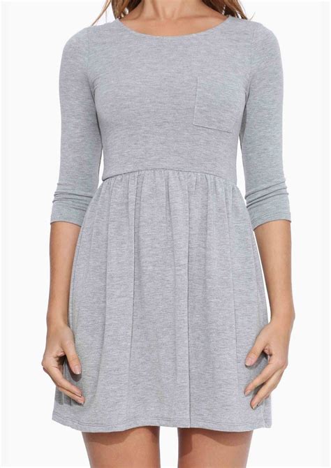 Easy Go-To Dress in Heather grey | Necessary Clothing | Fashion outfits ...