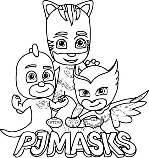 Superheroes are always a popular choice for halloween costumes, both for kids and adults. PJ Masks Coloring Pages - Best Coloring Pages For Kids