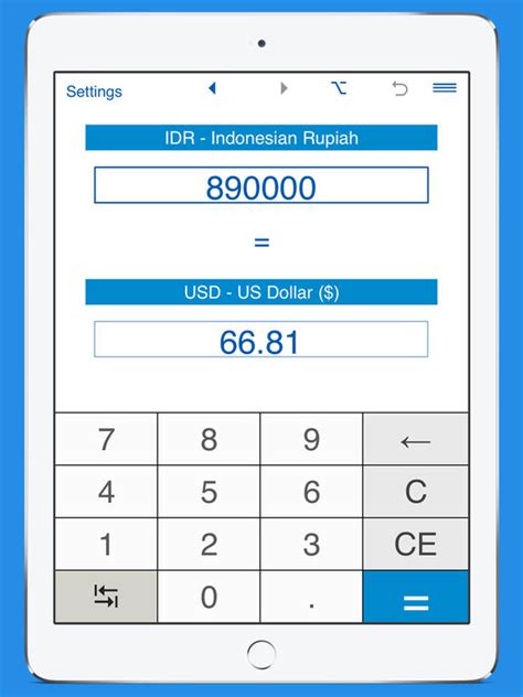 Myr to rmb converter to compare malaysian ringgits and chinese yuan on todays exchange rate. App Shopper: US Dollar / Indonesian Rupiah currency ...