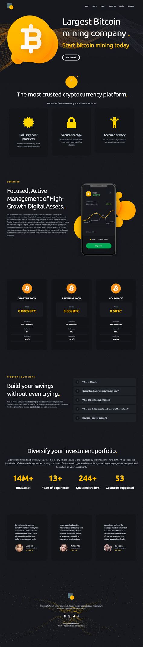 Introducing the new hbw crypto mining script cloud mining system. Bitmine - Plateforme de minage avancée de Bitcoin - Les ...