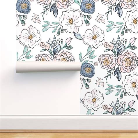 It is removable (and repositionable) making it great for covering walls, stair risers, drawer liners, bookcases and an array of craft and decorating projects. Peel-and-Stick Removable Wallpaper Floral Vintage Blush ...