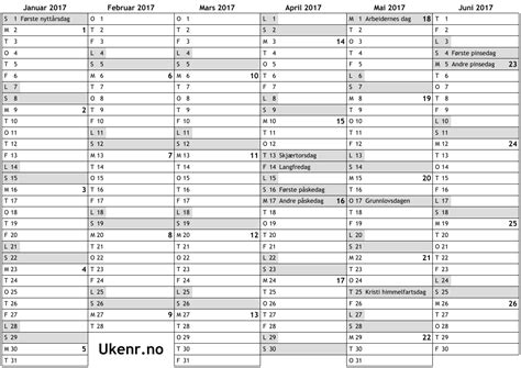 Lag din egen kalender med bilder og tekst. Kalender for 2017 med helligdager og ukenumre … online ...