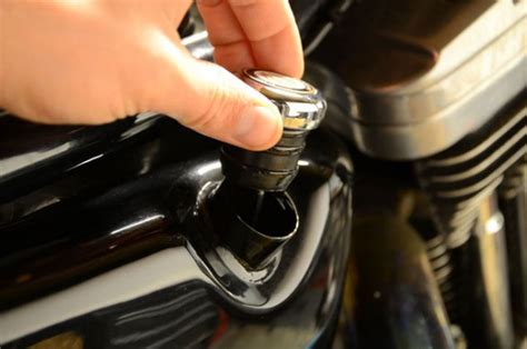 Most said because shell packaged their oil for them. Harley-Davidson Oil Change 002 - Motorcycle.com