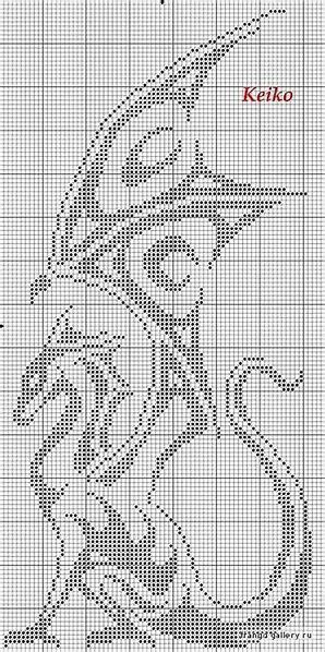 Start stitching one today (pixie dust not included)! Image result for dragon cross stitch patterns Free ...