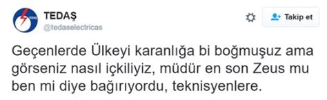 Tedaş en komik tweetler #6. Tedaş'ın Twitter'ı Coşturan Twetleri | İzlesene.com