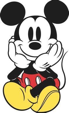 Mickey mouse sentado con las piernas cruzadas mientras se pone las manos en las mejillas. Minnie & Mickey│Mouse - #Minnie - #Mickey | Pantalla para ...