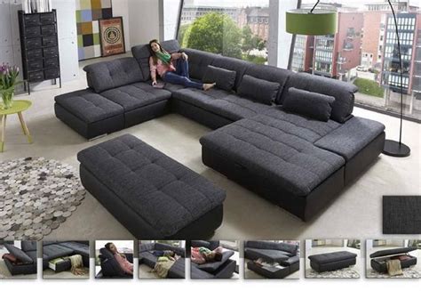 Alle übrigen bezüge aus farbgleichem premium kunstleder. Wohnlandschaft Lomo | Das große Sofa in U-Form bieten ...