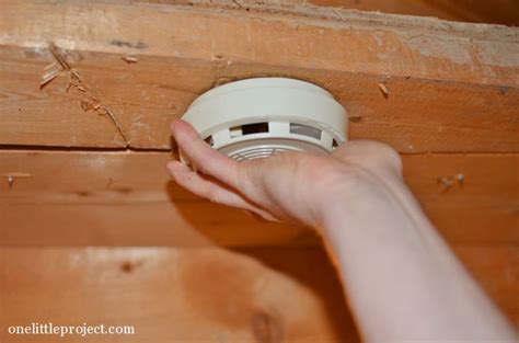 They don't know if it's smoke, dust or steam so the only way to keep it if you're in a trucker motel or pay by the hour kinda joint you can use the garbage can liner and twist tie it. How to change the battery in a smoke detector