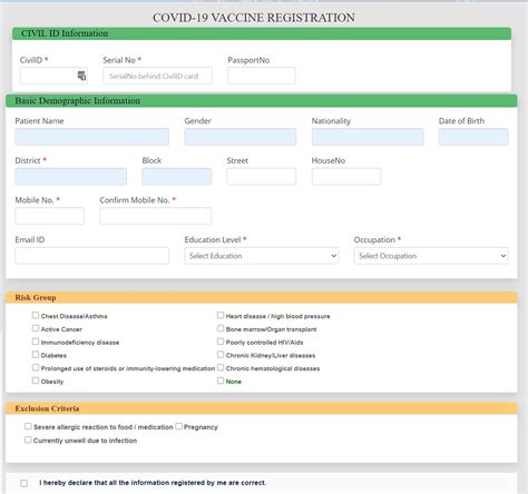 Fill out on any device. Coronavirus (Covid 19) Vaccine Registration Process In ...