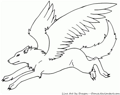 We try to be a safe website, where children can roam around, looking for their favorite coloring pages, wallpaper and puzzles. Winged Wolf Coloring Pages - Coloring Home