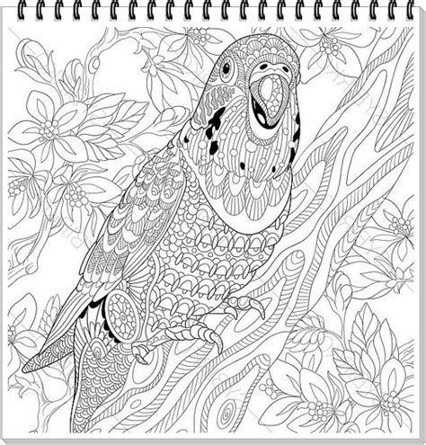 Einfach die schönsten ausmalbilder ausdrucken und loslegen. Papagei Mandala ausmalbilder zum ausdrucken-Parrot mandala coloring page free printable ...