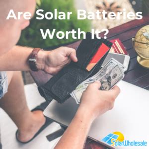 A solar battery is simply a battery charged with energy from solar panels. Solar Wholesale