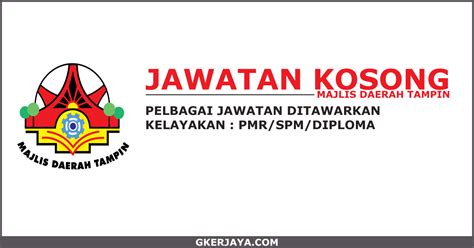 Jawatan kosong pelbagai jawatan syarikat air negeri sembilan sdn bhd. Jawatan kosong Majlis Daerah Tampin - Kerja kosong Negeri ...