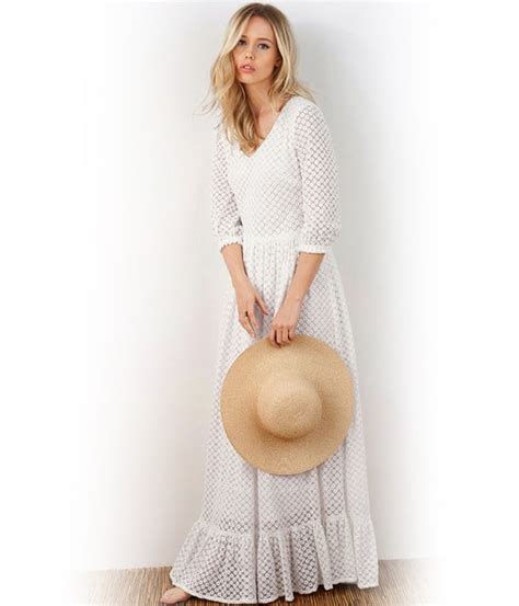 Robe de soirée longue à vendre, persun.fr fournit des robes de soirée longues avec une bonne apparence, y compris robe formelle du soir en dentelle et mousseline et d'autres dernières robes de soirée bustier. Robe Longue En Dentelle Blanche - Brigitte Bardot By ...