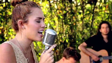 The 2015 series coincided with the formation of cyrus's philanthropic organization, the happy hippie foundation, and were billed as happy hippie presents backyard sessions. Miley Cyrus - Jolene (Backyard Session) HD - Enjoy - YouTube