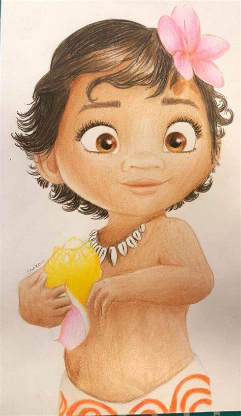 Drawing sketch of 'moana', from movie moana.모아나 스케치 하기^ ^ materials: Baby Moana Drawing | Cartoon Amino | Moana drawing ...