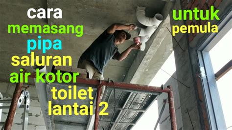 Tarik meteran dari dinding yang satu ke yang lainnya, baik atas bawah maupun kiri kanan. CARA PASANG PIPA SALURAN AIR KOTOR KAMAR MANDI/ TOILET ...