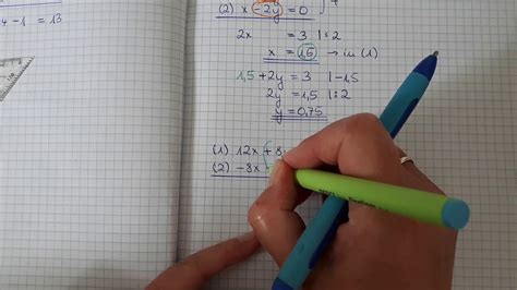 Es gibt aber auch andere. Lineare Gleichungssysteme mit dem Additionsverfahren lösen ...