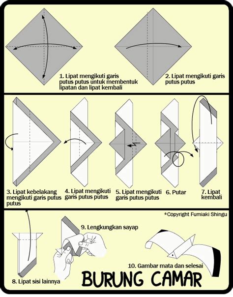 20 jenis burung langka di indonesia lengkap dengan gambar · 1. Cara Membuat Origami BURUNG CAMAR Untuk Anak