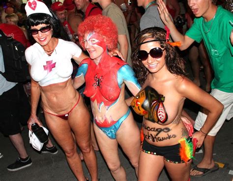 2011 fantasy fest parade highlights key west festival. Fantasy Fest Duval Street Key West Body Painting 1080 HD ...