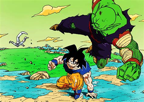 It is released in north america as dragon ball z volume ten, with the chapter count restarting back to one. Piccolo and Goku vs Frieza | Dragon ball super goku, Anime ...