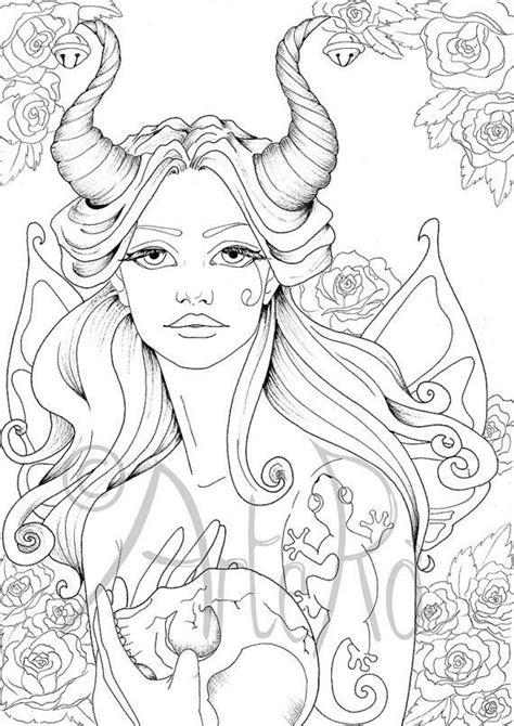 Share your own coloring pages with us! Image result for fairy coloring pages for adults | Fairy ...