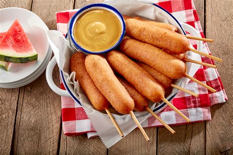 Cottage cheese, milk, baking powder, jalapenos, egg, jiffy corn muffin mix and 3 more. Honey Corn Dogs | "JIFFY" Mix | Recipe | Corn dogs, Fair ...