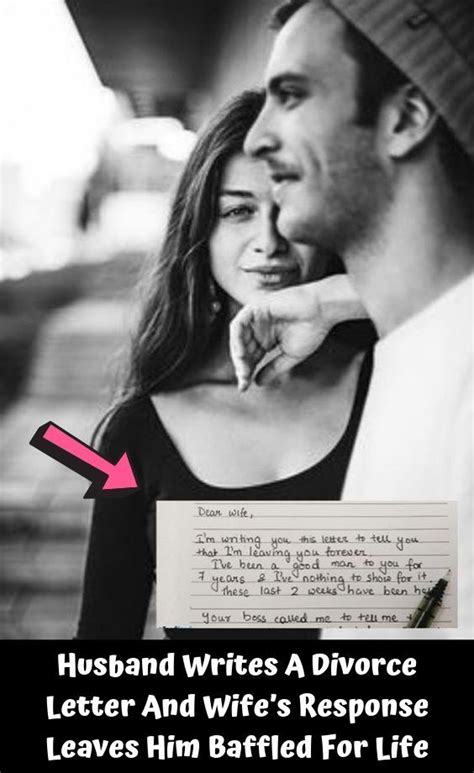 Maybe you would like to learn more about one of these? Husband Writes A Divorce Letter And Wife's Response Leaves ...