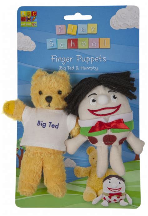 Get ready as big ted, zindzi and michelle venture into the animal kingdom to get up close with some of preschoolers' most big ted will learn about the animals and add their photo to his photo album. Play School - Humpty & Big Ted Finger Puppets | Toy | at ...