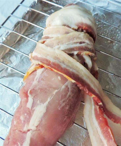 This method browns the roast the loin at 350 degrees fahrenheit for approximately 15 minutes per pound, until it's remove your loin from the oven and let it rest under a loose covering of aluminum foil for five minutes before serving. Pork-Wrapped Pork. Yes, You Read Right... - My Midlife Kitchen