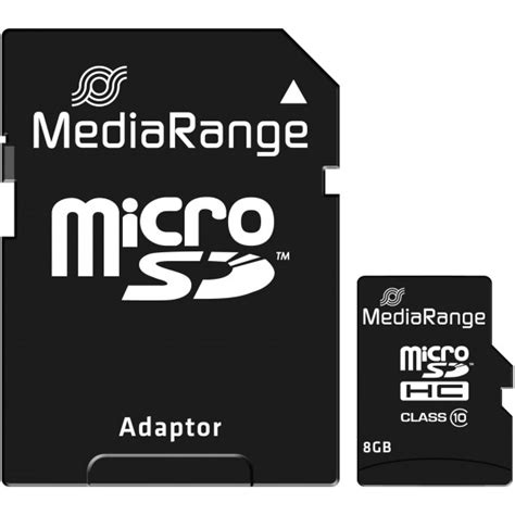 If you run out of space, you can copy over all the data to a larger microsd card. MediaRange Secure Digital micro SDHC-UHS I Carte mÃ©moire, 8 Go, Class 10, avec adaptateur SD/SDHC