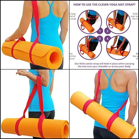 Bringing your yoga mat to class isn't ideal because we all know how clumsy and heavy they can be, particularly when. Yoga Mat Strap Sling Carrying Strap Adjustable Durable ...