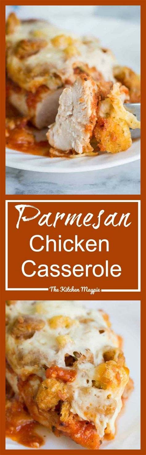 Not only is this a healthy version of a classic recipe, but it's a quick and easy family favorite everyone will love! Parmesan Chicken Casserole! Easy, delicious and perfect ...