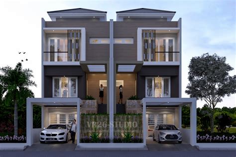 7 desain pagar rumah minimalis modern terbaru, dijamin bikin tetangga terpukau. 3D-visualizer: Desain Rumah Minimalis Modern 3 Lantai ...