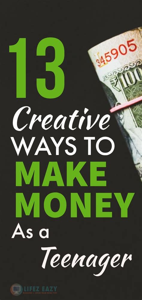Figuring out how to make money as a teenager online can be one of the best ways for teens to make money. 13 Best Creative Ways to Make Money as a Teenager | How to make money, Way to make money, Make ...