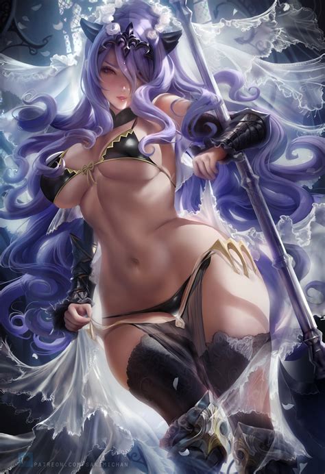She spends a great deal of her free time with her nose in a book. Wallpaper : Camilla Fire Emblem, Fire Emblem, video game ...