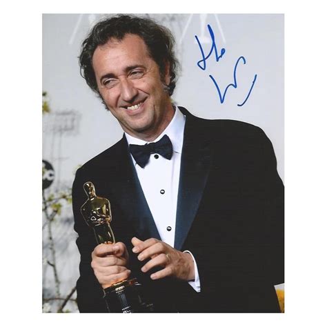 Paolo sorrentino is an italian film director, screenwriter and writer. Autographe Paolo SORRENTINO (Photo dédicacée)