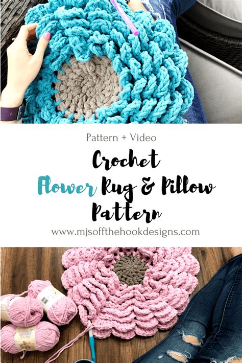 Scan your shopping cart to confirm that the coupon code was properly entered and is reflected in your total price. Crochet Flower Rug and Pillow Pattern plus Video - MJ's ...