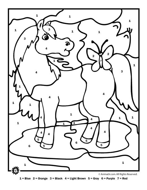 New free coloring pages browse, print & color our latest. Farm Animal Color by Number Printables Color by Number ...