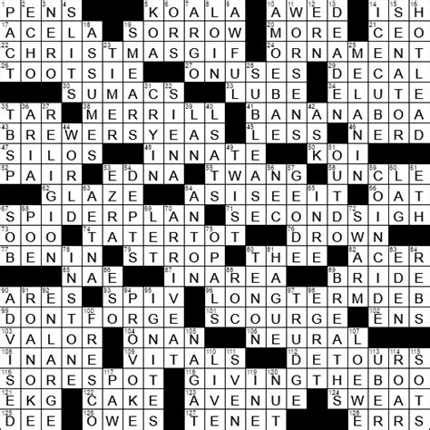 So, get ready to be addicted ! LA Times Crossword Answers Sunday May 5th 2019 - LA Times ...