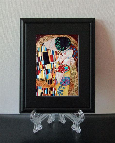 Klimt'in bu vesileyle tanıştığı helene'nin ablası emilie louise, bahsedeceğim meşhur the kiss; Art Print, Kiss Print, The Kiss, Gustav Klimt, Small ...