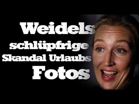 Februar 1979 in gütersloh) ist eine deutsche politikerin der alternative für deutschland (afd). SKANDAL : Alice Weidels peinliche Urlaubsfotos enthüllt ...