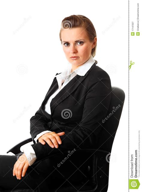By now you already know that, whatever you are looking for, you're sure to find it on aliexpress. Serious Modern Business Woman Sitting On Chair Stock Image ...