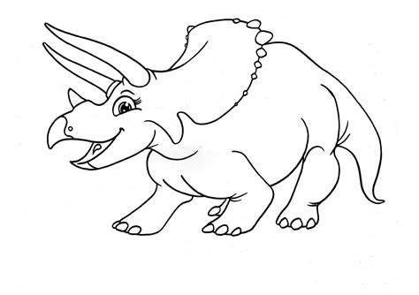 Printable dinosaur muscular triceratops coloring page. Triceratops Coloring Pages Dinosaur | 101 Coloring