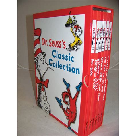 Seuss boxed set is perfect for inspiring a love of reading, and with five books in one super giftable set, it will complete any beginning reader's shelf! Dr Seuss's Classic Collection - 6 book box set - The Book People edition | Oxfam GB | Oxfam's ...