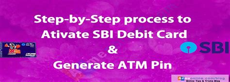 To activate your credit card you need to create a pin. SBI Debit Card Activation | How to activate SBI Debit card ...