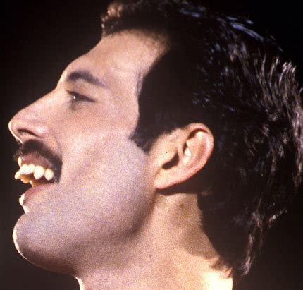 It was an overbite and freddie was never comfortable with it. Freddie Mercury Teeth Photos ~ Entertainment Links