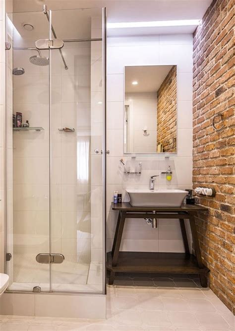 Exposed Brick Bathroom Ideas You Must See | Brick bathroom ...
