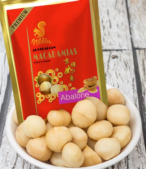 In fact, the fat to carbohydrate ratio in macadamias in. Snack On Abalone Macadamia Nuts From Nibbles This Chinese ...